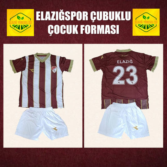 ELAZIĞSPOR ÇOCUK ÇUBUKLU FORMA TAKIMI