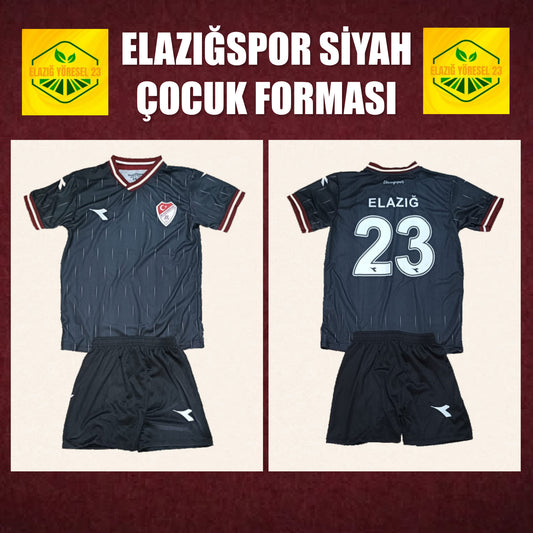 ELAZIĞSPOR SİYAH ÇOCUK FORMASI