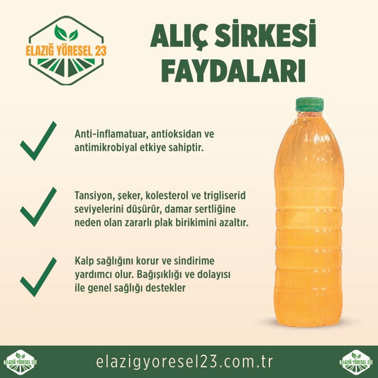 EV YAPIMI DOĞAL ALIÇ SİRKESİ 1 Litre